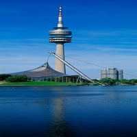 Olimpijski toranj u olimpijskom parku, Minhen, Bavaria, Njemačka Poster Print