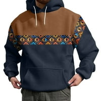 KPOPLK Hoodie za muškarce Muške predimenzionirane dukseve pulover duhovi, XL