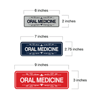 Znakovi Bylita Standardna oralna medicina Grafički zub zubani dekor znak - mali