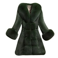 Kaputi za ženske dame kaput zimski topli dugi rukav čvrsti kaput od povidne jakne toplo i mekani zimski
