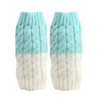Ženske manžete za zimske kratke kabelske pletene noge toplije za čišćenje čarapa parovi