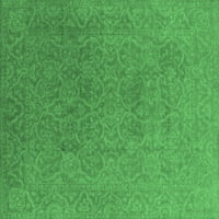 Ahgly Company Zatvoreni kvadrat Persian Smaragd Green Boemske prostirke, 4 'Trg