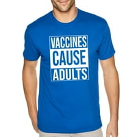 Xtrafly Wideel Muška tee naučna vakcina Uzrok odraslih VA Crewneck majica