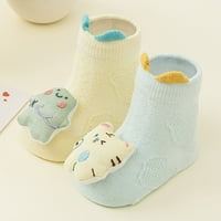Čarape za bebe prozračne pamučne čarape Dječje čarape Udobne meke slatke prozračne dječje čarape 0-3Y