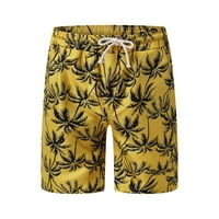 Iopqo muške kratke hlače Muška ljetna modna casual havajska stila tiskane cvjetne hlače od plaže Horts