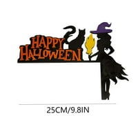 Lulshou Halloween Dekoracije scene ukras s željeznim visećim uglovima, Halloween bundeve i ugaona ukrasa