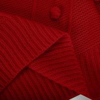 Youmaao Fall ponude ženskih poluevecka sa rukavima sa rukavima pulover elegantne pletenje Jumper Top