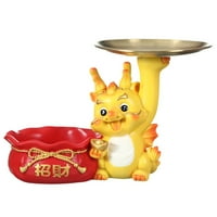 Kineska novogodišnja dekoracija Zmajeva figurice Godina zmajeva ukrasa Resin Dragon ukrase Početna Skladišna