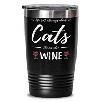 Wine pića mačke 20oz nehrđajućeg tumblera mlin smiješna mačka Mom Ideja poklona