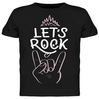 Hajde da samo rock majica muškarci -image by shutterstock mun majica, muško veliko