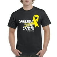 - Muška majica kratki rukav - Sarcoma COBER CANCER CANCER RIBBON