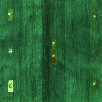 Ahgly Company u zatvorenom pravokutniku Sažetak Zelene suvremene prostirke, 6 '9 '