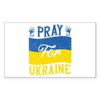 Cafepress - molite se za Ukrajinu naljepnicu - pravokutnik naljepnica odbojnika naljepnica