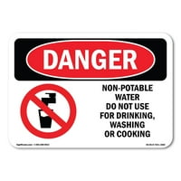 Znak opasnosti - ne-pitka voda ne koristi za piće