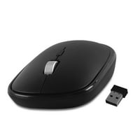 DPisuuk bežični miš, Bluetooth i 2,4 g bežični dvostruki modovi priključući milesni računalni miš, optički