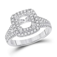 5 8ct-Diamond SM 1 4CT-Ccushion morski prsten