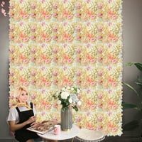Huanledash umjetni cvjetni zid realistična jednostavna njega Fotografija Prop umjetna ruža Backdrop