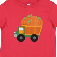Inktastični kamion za bundeve Darngiving Halloween Poklon Baby Boy ili Baby Girl Majica