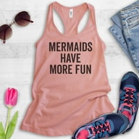 Mermaidi imaju zabavniji tenk top, ženski trkački rezervoar, ljetni rezervoar, rezervoar sirena, okeansko plivanje, pustinjska ružičasta, velika