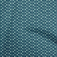 Onuone viskoza Šifon Teal Plava tkanina Životinjska tkanina za šivanje tiskane plafne tkanine pored