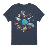 Pete The Cat - Space Stuff - grafička majica kratkih rukava s kratkim rukavima