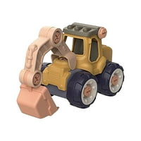 Dječji poklon igračka i diy montažna radna putovanja Model mini igračaka automobila Stražnji dio automobila