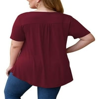 Bomotoo majica kratkih rukava za žene plus veličine vrhova bluze casual tuc majice čipke Ljetne tees