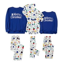 Kiplyki Baby Days Uštede zimske lagane pidžame casual božićnog dječjeg pisma plaćenog ispisa TOP bluza
