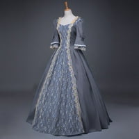 Ženske haljine princeze haljina rupa ženske žene Steampunk Gothic Retro haljina Vintage poluderska haljina