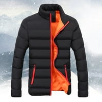 Muškarci Zimski topli tanak FIT Desni jakne narančasta kaput