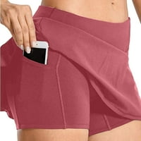 Ženske kratke hlače Modne teniske hlače Fold Sportski trčanje Golf Plus Veličina Skrit suknje Plaid