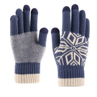 Knosferske na dodirne ekrane hladne vremenske rukavice za žene zimske guste toplotne rukavice za odrasle
