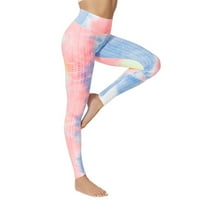 Ženske gamaše Atletske hlače Modni rastezljivi Yoga Tajice Fitness Trčanje Teretana Hlače Hlače Narančasta L