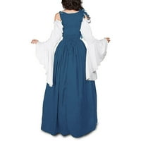HOMCHY haljina za žene zavoj korzet Middeleeuwse Vintage Party Club Elegante haljina