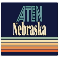 Aten Nebraska vinilna naljepnica za naljepnicu Retro dizajn