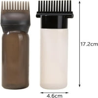 Root Comb aplikatorskih boca stisnuti boce prazne 160ml 170ml multifunkcionalne boce za boce za kosu