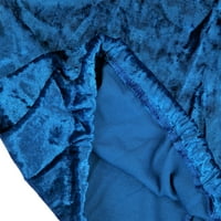 Royal Blue Velvet Stub okrugli pokrivači za metalne postolje cilindra 5pc set za vjenčanje, zabavu,