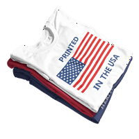 Kraj citata Ponovite liniju Američka zastava Patriotske smiješne majice kratkih rukava kratkih rukava