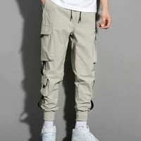 Muške hlače tkane multi-džepne konusne teretne hlače Trendy Street stil svečane hlače