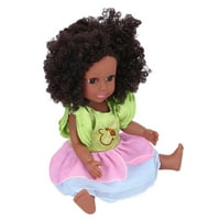 Afrička lutka crne djevojke, slatka lutka, djevojka djevojka, za djecu djevojčica stariji kući Q14-157