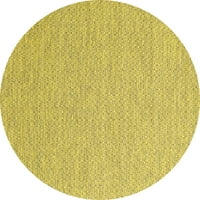 Ahgly Company u zatvorenom okruglima sažetak žuti prostirke savremene površine, 8 'krug