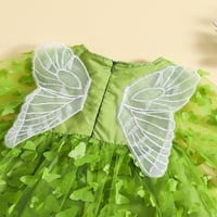 Lamuusaa Kids Baby Girl Devojka Princess Haljina Jesen Elegantni leptir dugih rukava haljina za proljetnu