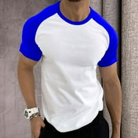 Lystmrge Obrežene majice za muškarce Muške velike visoke košulje Muške majice Muške proljeće Summer