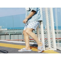 Daeful Muškarci Brzi vodootporne modne ljetne papuče Ležerne prilične lagane platforme Klizni sandale Neklizaju
