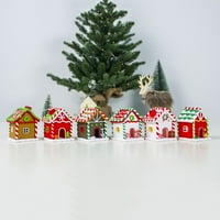 Mala kuća ukrasna kabina Božić ukras lijep božićno ukrašavanje za Božić