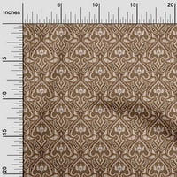 Onuone Georgette viskoza smeđa tkanina azijski blok šivaći materijal za ispis tkanine sa dvorištem široko