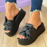 STAMENS Ženske platforme sandale ravne potpetice PU Ljetne klizne cipele