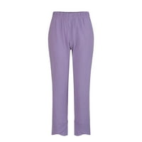 Riforla hlače za žene hlače pamučne casual kuće ženske ženske casual pantalone vruće ružičaste_ xl