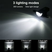 Enquiret Lumens Bike Light USB punjive svjetiljke prednje svjetlo crno