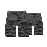 Zuwimk Gym Shorts za muškarce, muške kratke hlače za muške kratke hlače sive, m